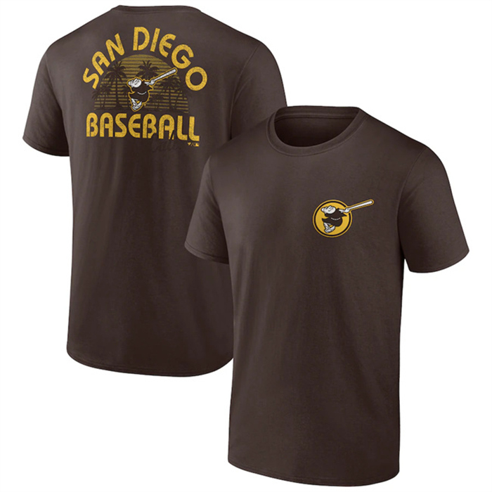 Men's San Diego Padres Brown Iconic Bring It T-Shirt